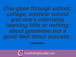 Quotes And Sayings From Ashley Montagu