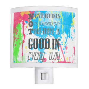 Cool quote colourful vibrant watercolours splatter night lights
