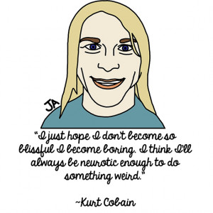 Kurt Cobain's Thoughts on Life, In Illustrated Form