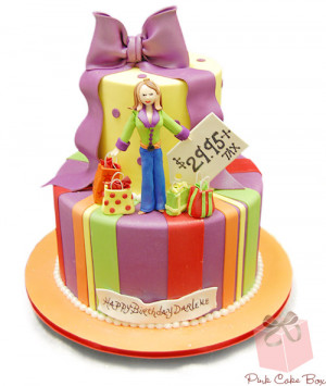 Diva Themed 30th Birthday Cake