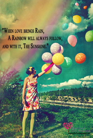 Rainbow Quotes Love Rainbow Quotes When Love