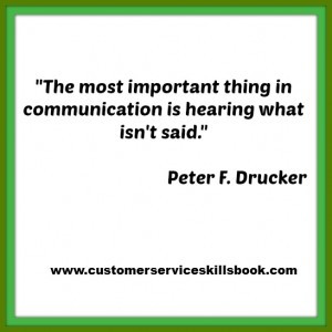 Nonverbal Communication Quote – Peter F. Drucker