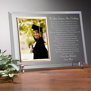Glass Graduation. Choose our exclusive “As You Leave For College ...