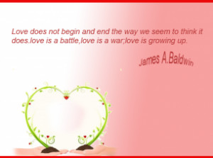 Quotes about Love by James Baldwin