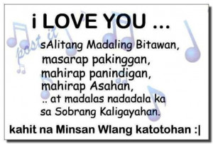 Love you Quotes – Tagalog love Quotes