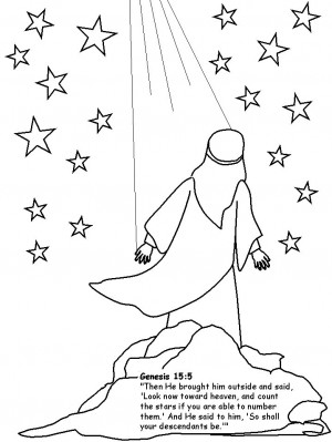 Abraham And Lot Coloring Page – Free Bible Coloring Pages