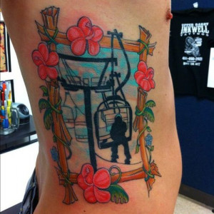 Chair Lift Tattoo Repinlikeview pic