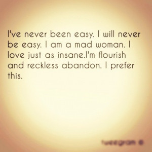 flourish and reckless abandon..