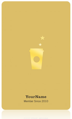 Image from: Gold Card / The Starbucks Blog
