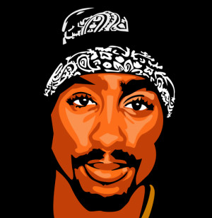 rap King 2pac Tupac thug life legend Gangsta west side hiphop west ...