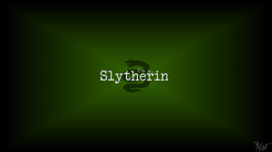 Hogwarts House Minimalist Wallpaper : Slytherin by TheLadyAvatar