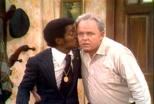Archie Bunker Archie and Sammy Davis