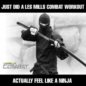 ... Mills Combat workout. Actually feel like a ninja! #bodycombat #ninja