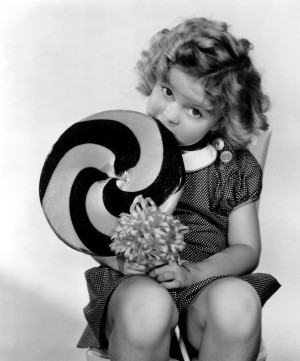 ... of Shirley Temple in Bright Eyes directed by David Butler, 1934