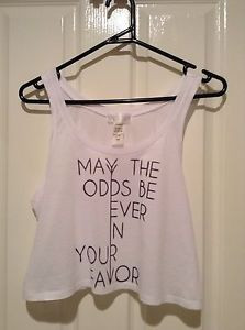 Details about Freshtops Hunger Games Quote Crop Top
