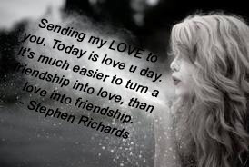 www.cosmicordering.net - Love you day quote from Stephen Richards.