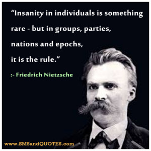 insanity quotes insanity in individuals is