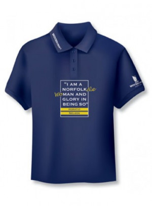 Polo shirt Norfolk Woman quote
