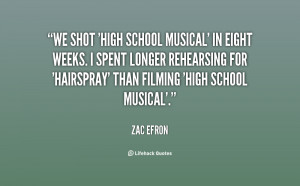 High School Musical Zac Efron