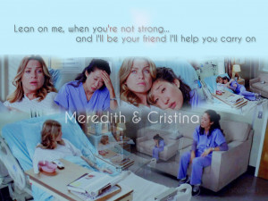 Grey's Anatomy Meredith & Cristina