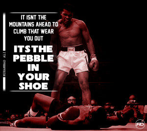 Muhammad Ali Quote Poster by RevDesigns1