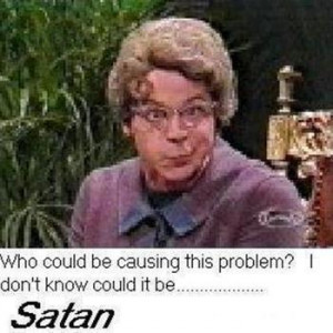 Dana Carvey as Church Lady - Satan!