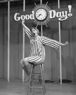 black and white, chair, clock, good day, morning, pyjamas, sleepy ...