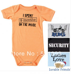 ... Baby-Clothes-Baby-Sayings-Bodysuit-Wild-Baby-Boy-Girl-Baby-Bodysuits