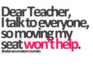 Students Who Talk Too Much