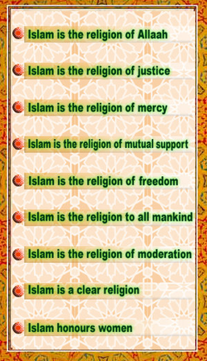 Islam is the religion of freedom: