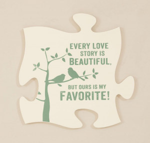 Every Love Story - Puzzle Piece Picture Frame