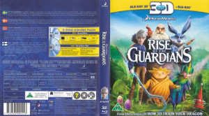 Rise Of The Guardians 3D (2012) DANISH R2 Blu Ray Front cover