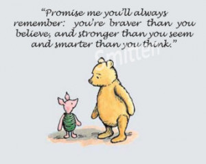... Pooh and Piglet Quote 4x6 or 5x7 Art Print, Choose your Favorite Quote