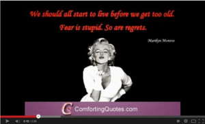 Short Marilyn Monroe Quotes – Video Sayings