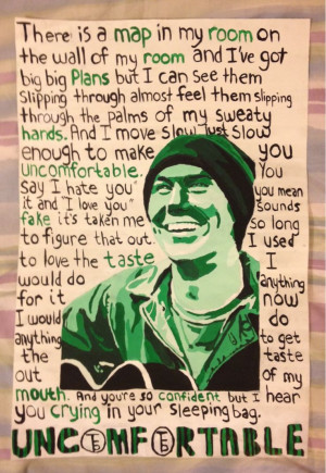 ... did a shitty value mapping of Brian with the lyrics from Maps i