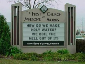 Church Signs with a Sense of Humor | LETVENT.COM