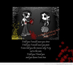 14 Interesting Emo Love Quotes for Him