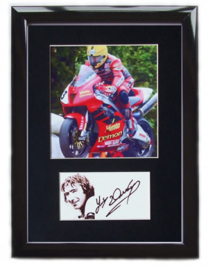 Gifts For Bikers Joey Dunlop Autograph