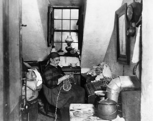 ... York City tenement room, ca. 1890. (Jacob A. Riis, © Bettmann/CORBIS