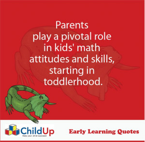 ChildUp Early Learning Quote #140: Kids’ Math Attitudes