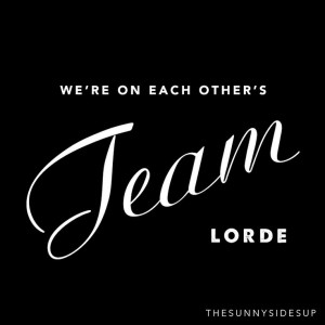 and you know... #LORDE #LYRICS