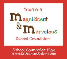 School Counselor Blog: M (Magnificent and Marvelous) School Counselor ...
