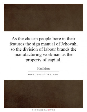 As the chosen people bore in their features the sign manual of Jehovah ...