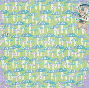 Fairies Garden Paper - Enchanted Garden - Bo Bunny