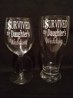 Survived My Daughter's Wedding, Funny Parent Gift for Mother ...