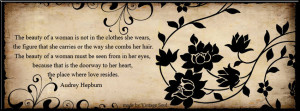 The beauty of a woman Facebook Cover