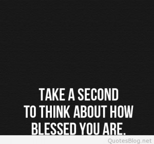 Blessing quote on picture