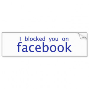 Anti Facebook Bumper Stickers