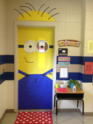 Despicable Me minion classroom door: Minions Classroom, Classroom ...