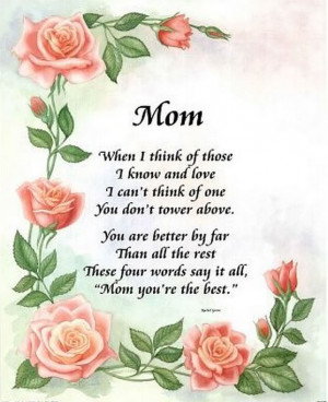 Mothers Day Poems